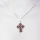 Small Cross - Arabella-Silver Chain - 1